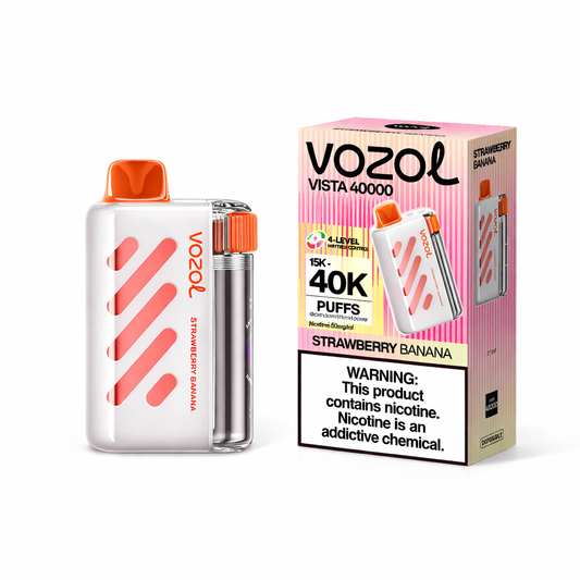 Vozol Vista 40000 Puffs Disposable Vape – Rechargeable 40K Puff Device with Dual Mesh Coil, Adjustable Airflow & 20ml E-Liquid