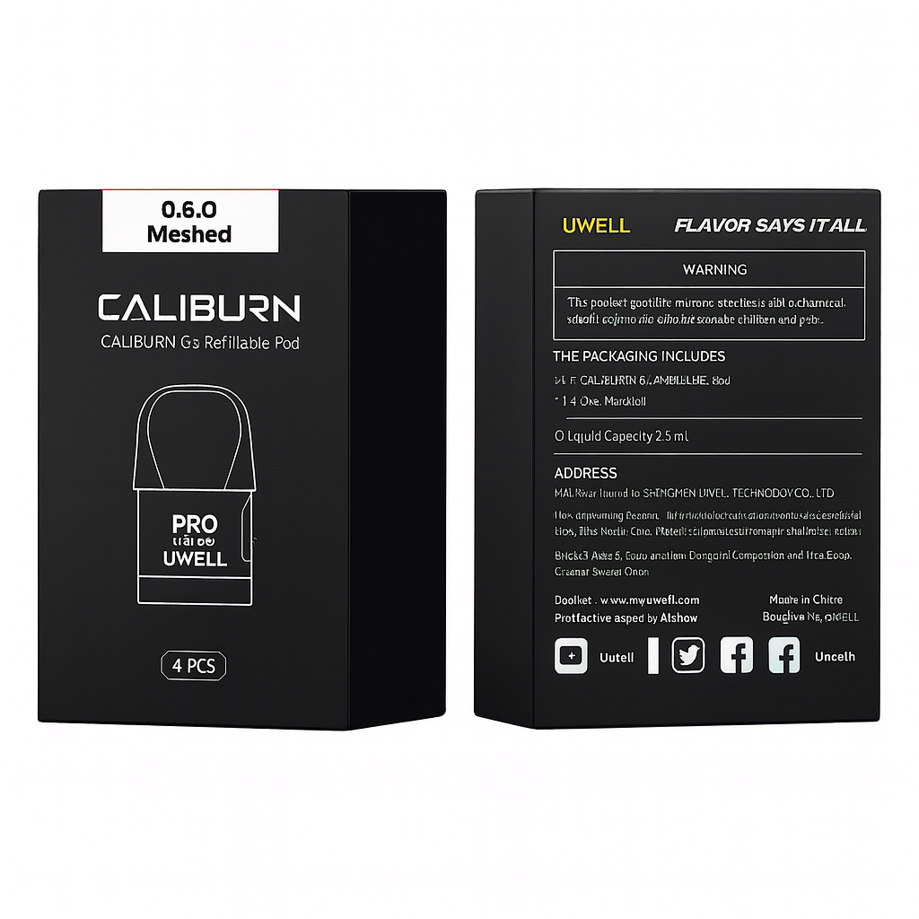 UWELL CALIBURN G3/GK3/G4 REPLACEMENT PODS-Pack of 2