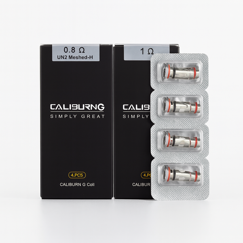 Uwell Caliburn G Replacement Coils – 0.8ohm & 1.0ohm - Pack of 4