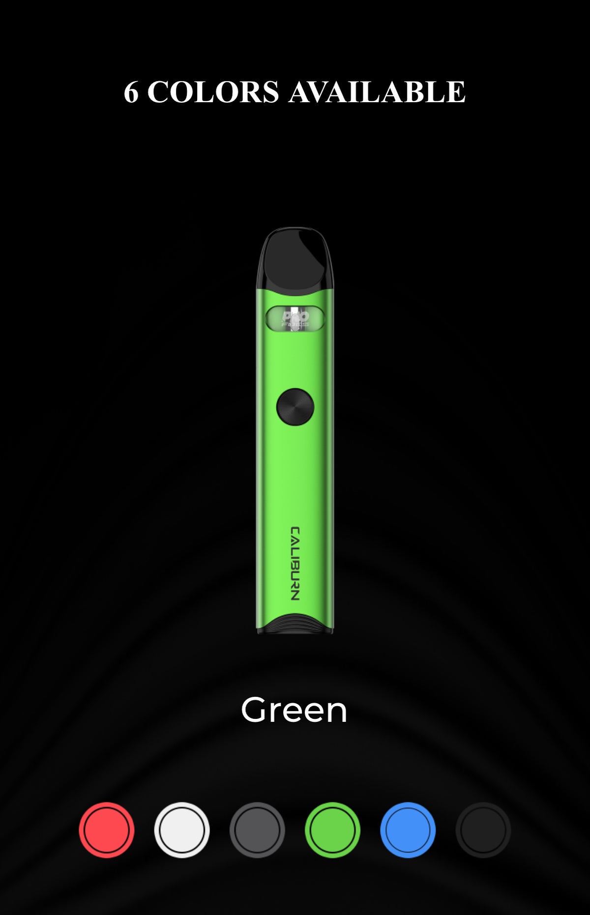 Uwell Caliburn A3 Pod Kit – 13W Refillable Vape with 520mAh Battery, PRO-FOCS Flavour Technology, Dual Activation & Fast USB-C Charging
