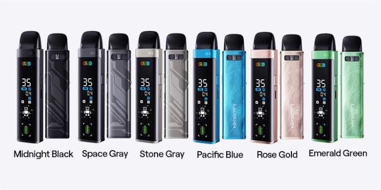 Uwell Caliburn G3 Pro Pod System Kit – 35W Rechargeable Vape with Full LCD Screen, Adjustable Airflow & Mesh Coil Pods