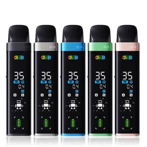 Uwell Caliburn G3 Pro Pod System Kit – 35W Rechargeable Vape with Full LCD Screen, Adjustable Airflow & Mesh Coil Pods