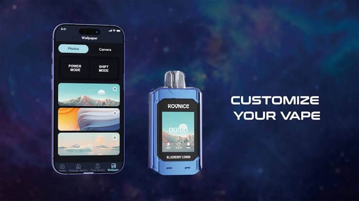 Kovince 20000 | 50mg Disposable | Bluetooth Enabled | Dedicated Mobile App | Inbuilt Speaker | Smart Display